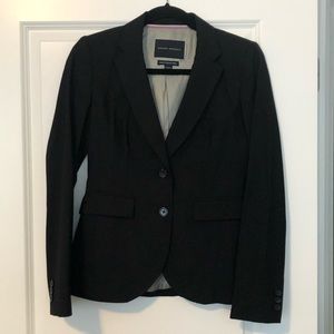 Banana Republic black suit jacket and skirt set